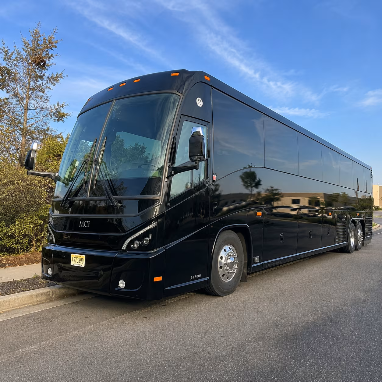 long distance military and government bus rentals from federal way