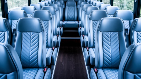 federal way 15 passenger minibus interior