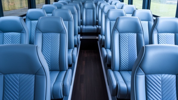 federal way 18 passenger minibus interior