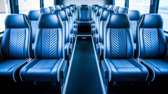federal way 25 passenger minibus inside
