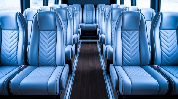 federal way 25 passenger minibus interior