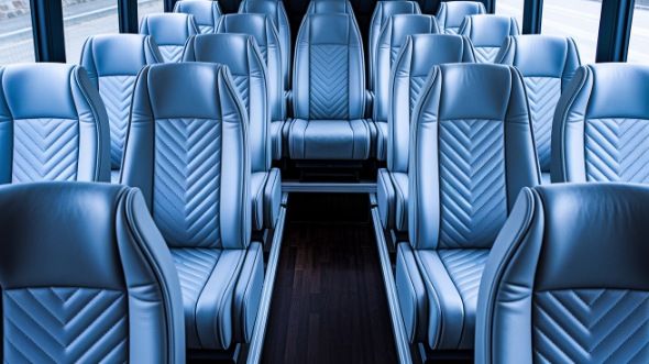 federal way 28 passenger minibus interior