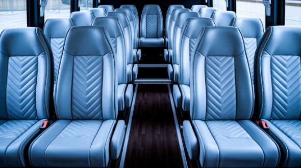 federal way 30 passenger minibus inside
