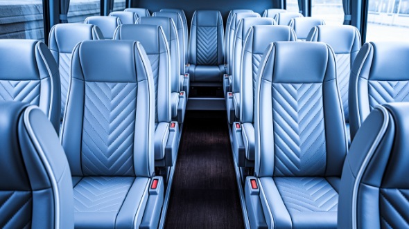 federal way 30 passenger minibus interior