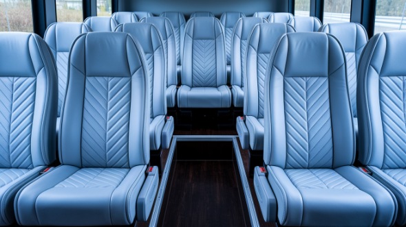 federal way 35 passenger minibus interior