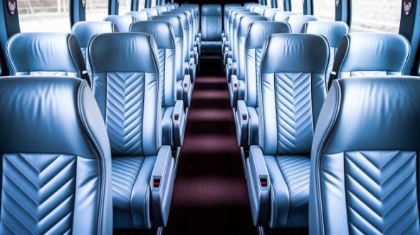 federal way 50 passenger charter bus interior