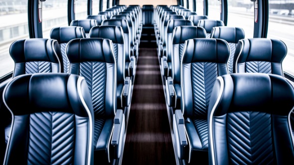 federal way 55 passenger charter bus inside