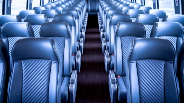 federal way 55 passenger charter bus interior